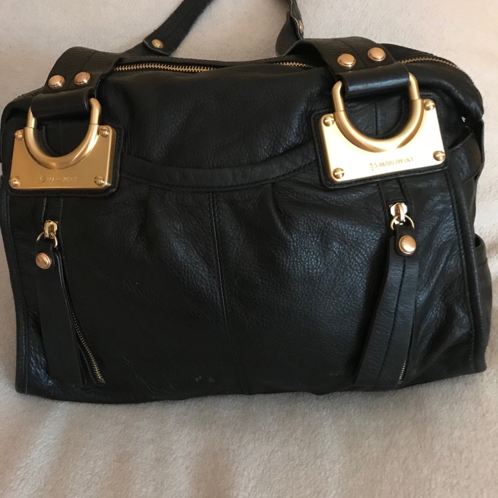 B Makowsky Women Purse leather hand shoulder bag